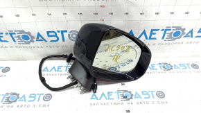 Side mirror right Volvo XC90 16-22 15+4 pins, turn signal, heated, auto-dimming, BSM, camera, black