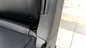Seat 2 row right Ford Explorer 20 - leather black, mechanical, scratches on plastic