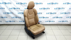 Passenger seat Volvo XC90 16-17 with airbag, electric, beige leather, dry-cleanable