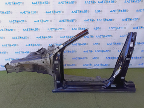 Front left quarter VW Jetta 19 - black, sawn off, with central pillar
