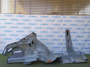 Quarter wing rear left Mercedes C-class W205 15-21 sawed off, with central pillar, silver, butts