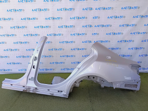 Quarter wing rear left Mercedes C-class W205 15-21 sawed off, with central pillar, silver, butts