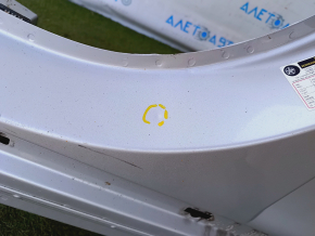 Quarter wing rear left Mercedes C-class W205 15-21 sawed off, with central pillar, silver, butts