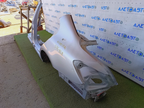 Quarter wing rear left Mercedes C-class W205 15-21 sawed off, with central pillar, silver, butts
