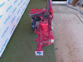 Front left quarter Ford Focus mk3 11-18 red, sawn off, with central pillar