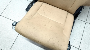 Rear row of seats left 3rd row Volvo XC90 16-22 beige leather, for cleaning