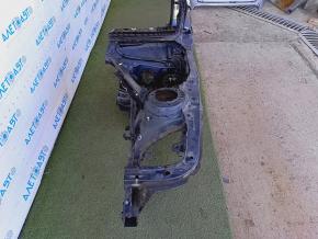 Front left quarter BMW 3 F30 16-18 sawed off, with central pillar, black