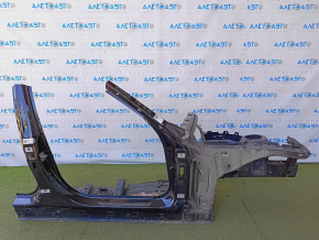 Front right quarter BMW 3 F30 16-18 sawed off, with central pillar, black