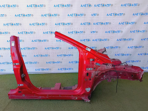 Front right quarter Ford Focus mk3 11-18 red, sawn off, with central pillar