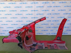 Front right quarter Ford Focus mk3 11-18 red, sawn off, with central pillar