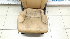 Rear seat right Volvo XC90 16-22 heated, beige leather for 3 rows, dry-cleanable