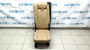 Rear seat center Volvo XC90 16-22 beige leather, for 3 rows, for dry cleaning, dented leather