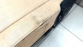 Rear seat center Volvo XC90 16-22 beige leather, for 3 rows, for dry cleaning, dented leather