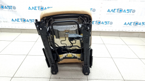 Rear seat center Volvo XC90 16-22 beige leather, for 3 rows, for dry cleaning, dented leather