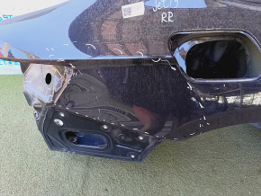 Quarter wing rear right VW Jetta 19 - black, sawn off, with central pillar, dented, bumps