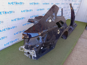Quarter wing rear right VW Jetta 19 - black, sawn off, with central pillar, dented, bumps