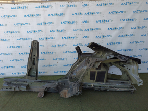 Quarter wing rear right VW Jetta 19 - black, sawn off, with central pillar, dented, bumps