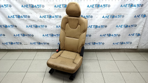 Rear seat left Volvo XC90 16-22 heated, beige leather for 3 rows, dry-cleanable