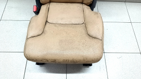 Rear seat left Volvo XC90 16-22 heated, beige leather for 3 rows, dry-cleanable