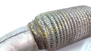 Exhaust line middle part with catalyst Ford Explorer 20- 2.3T corrugated pipe is crushed