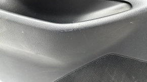 Door trim card rear left Mazda CX-5 17- with black insert leather, armrest leather gray, butt, for cleaning, scratches
