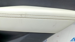 Door trim card rear right Mazda CX-5 17- with black insert leather, armrest leather gray, for cleaning, scratches