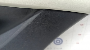 Door trim card rear right Mazda CX-5 17- with black insert leather, armrest leather gray, for cleaning, scratches