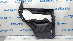 Door trim card rear right Mazda CX-5 17- with black insert leather, armrest leather gray, for cleaning, scratches