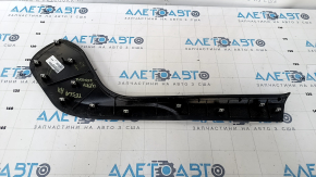Center console trim side right Tesla Model S 12 - black, leather Used