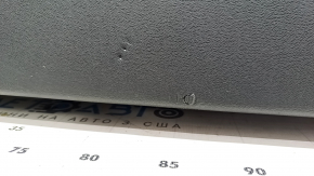 Door trim card front right Volvo XC90 16-22 leather black, beige insert, beige armrest, bumps, scratches, broken fastening