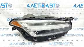 Front right headlight complete Volvo XC90 16-17 LED, for polishing, spider web