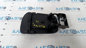 Ford Mustang mk6 15 armrest - leather, black, leather studs