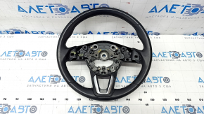 Naked steering wheel Mazda CX-5 17 - black leather, scratches, abrasions