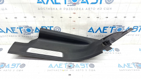Door sill trim rear left inner Volvo XC90 16-22 with backlight, black, scratches