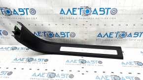 Door sill trim front left inner Volvo XC90 16-22 with backlight, black, scratches