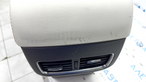 Central console armrest Mazda CX-5 17- leather gray, scratches, for cleaning