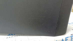 Central console armrest Mazda CX-5 17- leather gray, scratches, for cleaning