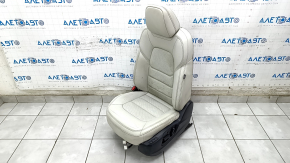 Driver's seat Mazda CX-5 17- without AIRBAG, grand touring leather, perforation, gray, electric, with memory, heated, for dry cleaning, worn, no runner drive