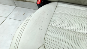 Driver's seat Mazda CX-5 17- without AIRBAG, grand touring leather, perforation, gray, electric, with memory, heated, for dry cleaning, worn, no runner drive
