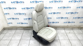 Passenger seat Mazda CX-5 17- without AIRBAG, grand touring leather, perforation, gray, electric, heated, for dry cleaning, no runner drive