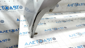 Front bumper bare Toyota Prius 50 16- silver, CAPA, scratches