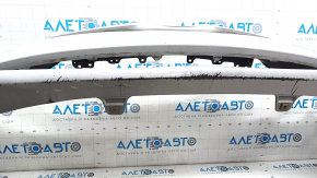 Front bumper bare Toyota Prius 50 16- silver, CAPA, scratches