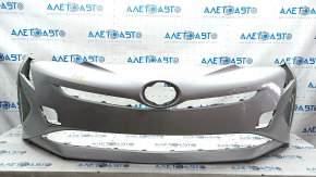 Front bumper bare Toyota Prius 50 16- silver, CAPA, scratches