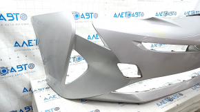 Front bumper bare Toyota Prius 50 16- silver, CAPA, scratches