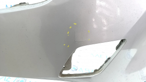 Front bumper bare Toyota Prius 50 16- silver, CAPA, scratches