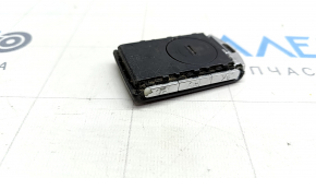 Volvo XC90 16-22 keyless key, 4 buttons, no cover, worn, chrome is worn