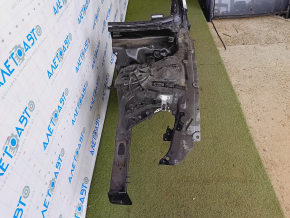 Front left quarter Audi A6 C7 12-18 black, sawn off, with central pillar
