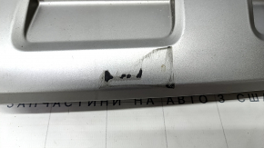 Ford Explorer 20 rear bumper lip - gray, for 2 pipes, without towbar, torn, scratches, crack in mount