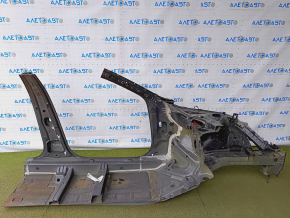 Front left quarter Hyundai Sonata 20-22 graphite, sawn off, with central pillar, butts