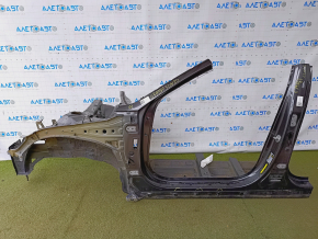 Front left quarter Hyundai Sonata 20-22 graphite, sawn off, with central pillar, butts